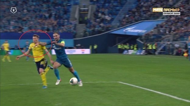 81-я минута матча «Зенит» — «Ростов». 81-я минута матча «Зенит» — «Ростов».