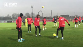 Репортаж с тренировки «Спартака»