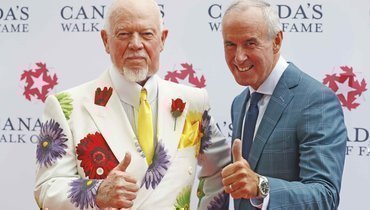 Дон Черри и его соведущий Рон Маклин.