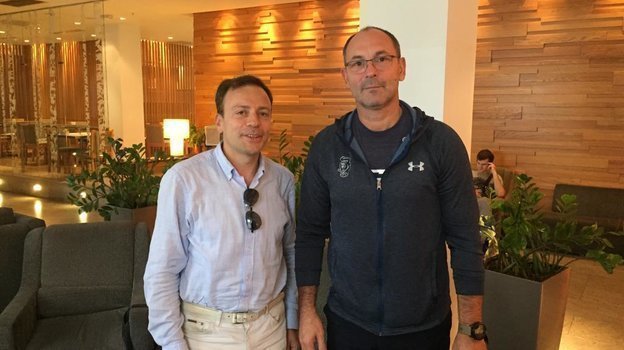 Сергей Зубов (справа) и Игорь Рабинер. Сергей Зубов (справа) и Игорь Рабинер.