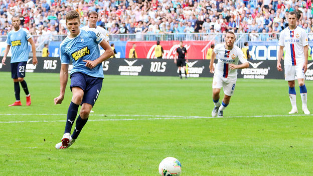 В первом круге РПЛ Александр Соболев дважды забил в ворота ЦСКА. Фото ФК «Крылья Советов» В первом круге РПЛ Александр Соболев дважды забил в ворота ЦСКА. Фото ФК «Крылья Советов»