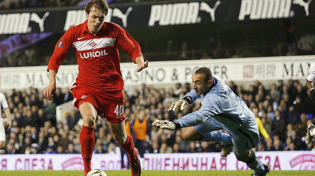 Дубль в Лондоне. Вы помните, как Дзюба играл за «Спартак» в конце 2008 года?