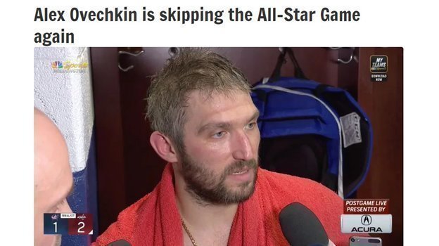 Что пишут в Северной Америке об отказе Александра Овечкина от участия в Матче звезд. Что пишут в Северной Америке об отказе Александра Овечкина от участия в Матче звезд.