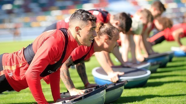 Сборы «Спартака» в Абу-Даби. Фото ФК «Спартак» Сборы «Спартака» в Абу-Даби. Фото ФК «Спартак»