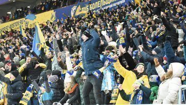 24 февраля 2019. Ростов-на-Дону. «Ростов» — «Краснодар» — 1:0. Ответный матч 1/4 финала Кубка прошел при минусовой температуре (-4).