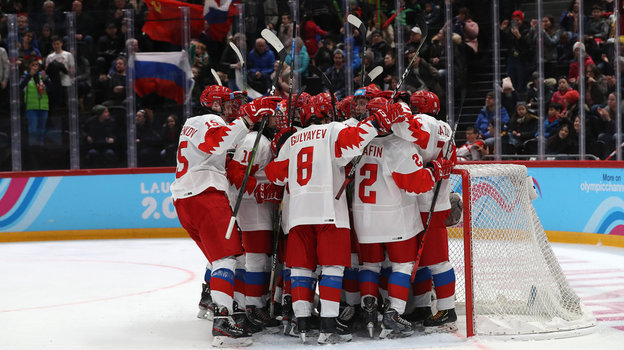 Сборная России начала юношескую Олимпиаду с победы над Канадой. Фото Андрей Голованов Сборная России начала юношескую Олимпиаду с победы над Канадой. Фото Андрей Голованов