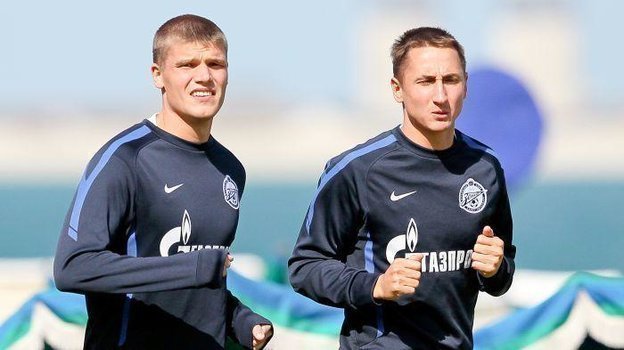 Игорь Денисов и Владимир Быстров. Фото ФК «Зенит» Игорь Денисов и Владимир Быстров. Фото ФК «Зенит»