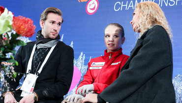 Даниил Глейхенгауз, Александра Трусова, Этери Тутберидзе.