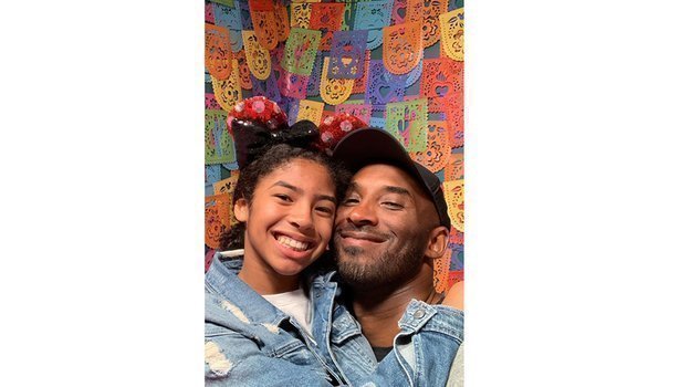 Коби Брайант и дочь Джианна. Коби Брайант и дочь Джианна.