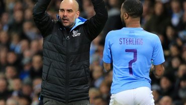 Хосеп Гвардьола (слева).