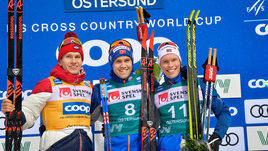 Большунов едва не сломал семерых норвежцев и поиздевался над Клебо