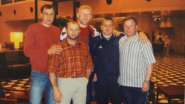 (слева направо) Никлай Питьков, Сергей Былдин, Сергей Харитонов, Михаил Илюхин, Владимир Погодин. Фото из личного архива Николая Питькова (слева направо) Никлай Питьков, Сергей Былдин, Сергей Харитонов, Михаил Илюхин, Владимир Погодин. Фото из личного архива Николая Питькова