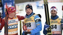 Большунов доказал, что драма на «Ски-туре»  - случайность. Он привез Клебо 44 секунды