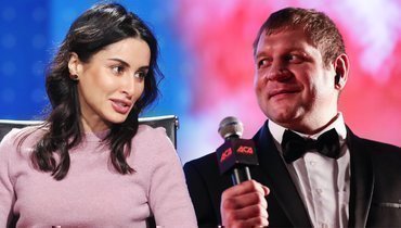 Тина Канделаки и Александр Емельяненко.