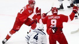 Лучший матч плей-офф КХЛ. «Спартак» Знарка победил в овертайме «Динамо», горя 0:3 к пятой минуте