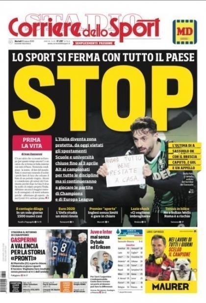 Corriere dello Sport. Фото Football Italia Corriere dello Sport. Фото Football Italia