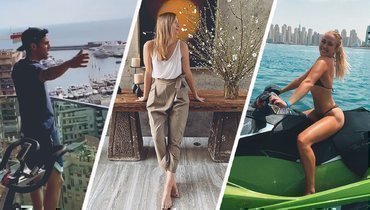 Сеск Фабрегас, Мария Шарапова, Анастасия Потапова.