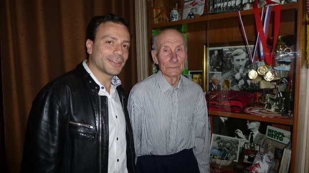 Сентябрь 2017 года. Лев Нетто (справа) и Игорь Рабинер. Сентябрь 2017 года. Лев Нетто (справа) и Игорь Рабинер.