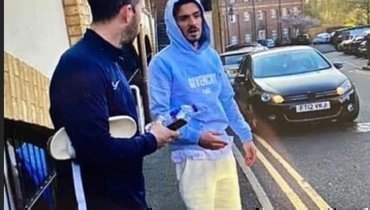 Джек Грилиш после аварии.