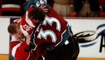 Крис Осгуд и Патрик Руа.