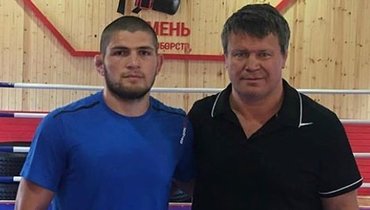 Хабиб Нурмагомедов и Олег Тактаров.