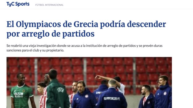 TYC sports.com. TYC sports.com.