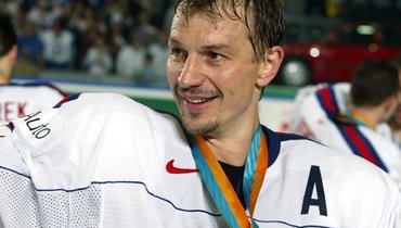 Петер Бондра, автор победной шайбы в финале ЧМ-2002.