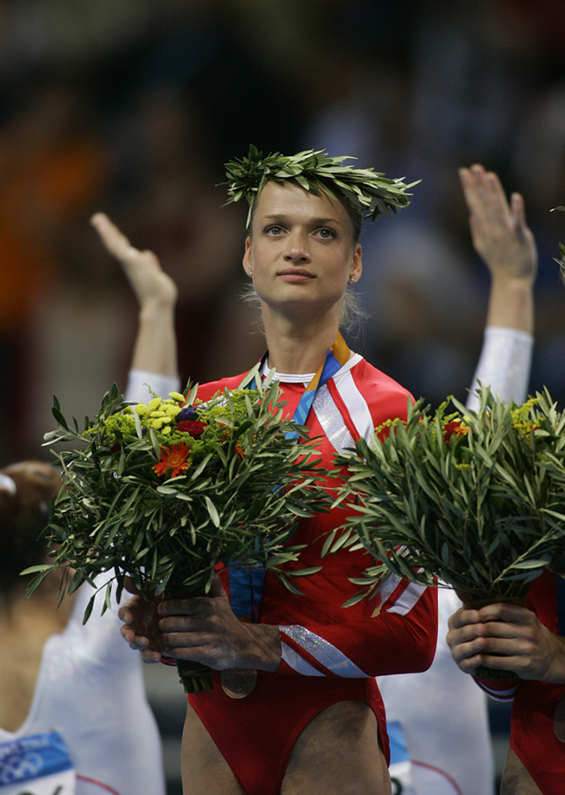 Гимнастка Светлана Хоркина. Фото Андрей Голованов и Сергей Киврин Гимнастка Светлана Хоркина. Фото Андрей Голованов и Сергей Киврин