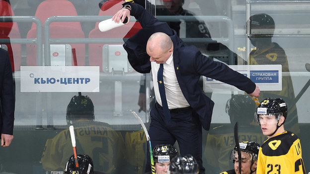 Эмоции Андрея Разина. Фото ХК «Северсталь» Эмоции Андрея Разина. Фото ХК «Северсталь»