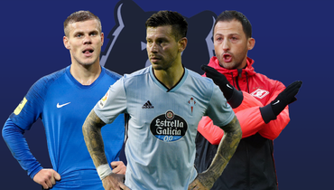 Александр Кокорин, Федор Смолов и Доменико Тедеско.