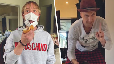 Евгений Плющенко и Алексей Ягудин.