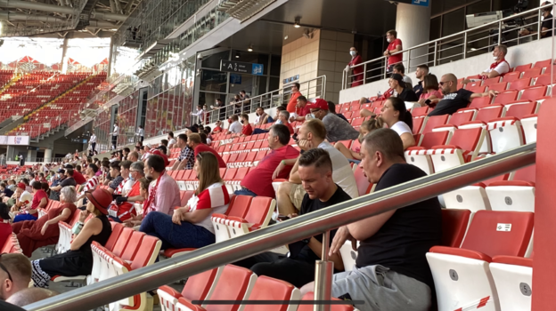 Трибуны «Спартака». Трибуны «Спартака».