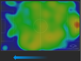 Тепловая карта игроков «Спартака» в матче 22-го тура РПЛ против «Оренбурга» (3:1). Фото whoscored.com Тепловая карта игроков «Спартака» в матче 22-го тура РПЛ против «Оренбурга» (3:1). Фото whoscored.com
