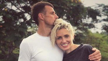 Сергей Семак с женой.