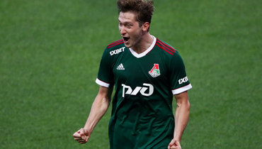 15 августа. Москва. «Локомотив» — «Краснодар» — 1:0. Радость Алексея Миранчука.