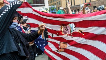 Протесты в США в связи с очередным расистским скандалом в стране.