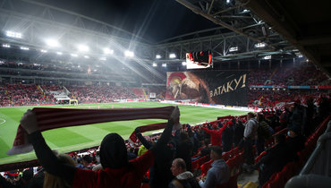 «Открытие Арена» во время матча «Спартак» — «Зенит».