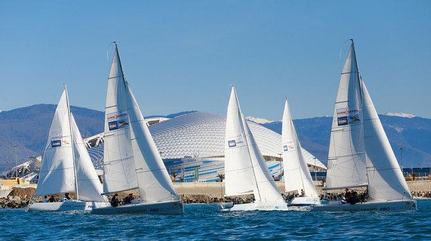 Зимняя регата в Сочи. Зимняя регата в Сочи.