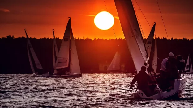 Регата на Пироговском водохранилище. Регата на Пироговском водохранилище.