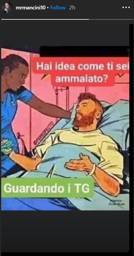 Instagram Манчини. Фото Instagram Instagram Манчини. Фото Instagram