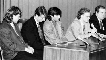 1994 год. Василий Кульков, Андрей Иванов, Игорь Добровольский, Сергей Кирьяков.