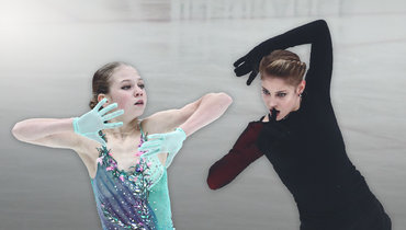 Александра Трусова (слева) и Алена Косторная.