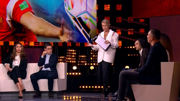 Шоу Ксении Собчак на Первом канале об Артеме Дзюбе. Шоу Ксении Собчак на Первом канале об Артеме Дзюбе.