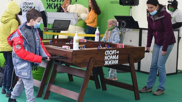 Локация для болельщиков. Фото Министерство спорта Локация для болельщиков. Фото Министерство спорта