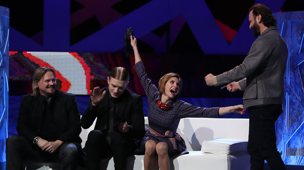 Яна Хохлова радуется своим результатам. Фото Александр Федоров, «СЭ» / Canon EOS-1D X Mark II Яна Хохлова радуется своим результатам. Фото Александр Федоров, «СЭ» / Canon EOS-1D X Mark II