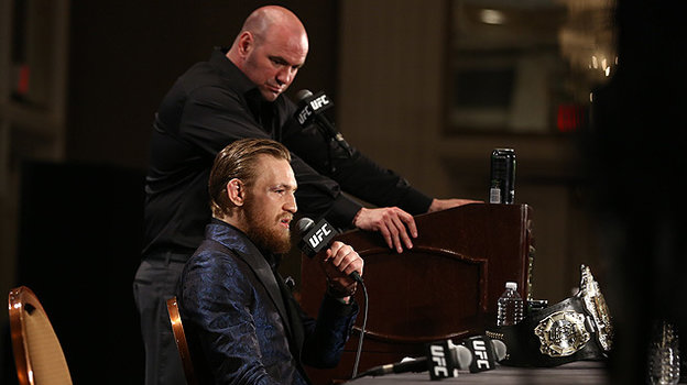 Конор Макгрегор и Дана Уайт. Фото The Mac Life Конор Макгрегор и Дана Уайт. Фото The Mac Life