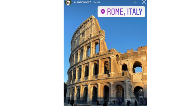 Сторис Александра Соболева. Фото Instagram Сторис Александра Соболева. Фото Instagram