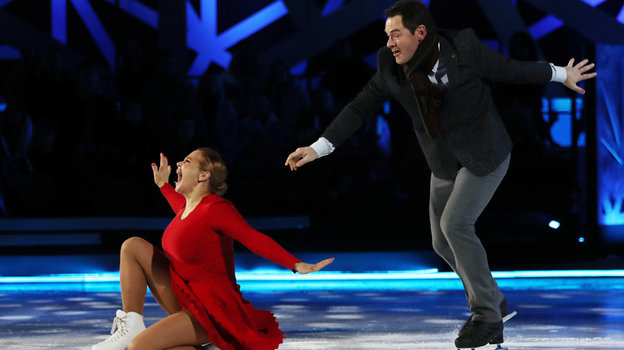 Шоу «Ледниковый период». Девятый выпуск. Ирина Пегова и Алексей Тихонов. Фото Александр Федоров, «СЭ» / Canon EOS-1D X Mark II Шоу «Ледниковый период». Девятый выпуск. Ирина Пегова и Алексей Тихонов. Фото Александр Федоров, «СЭ» / Canon EOS-1D X Mark II