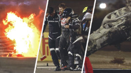 Страшная авария в Бахрейне. Машина взорвалась, пилот «Формулы-1» выскочил из огня