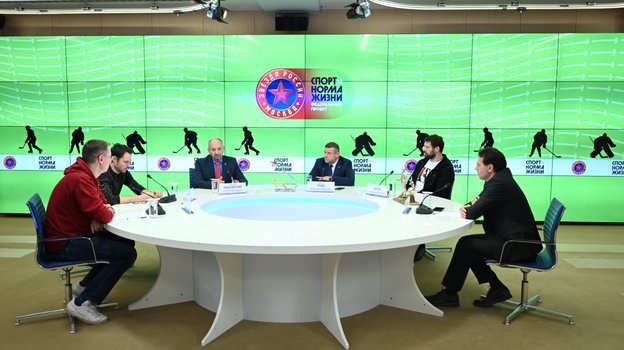 17 декабря. Москва. Пресс-конференция, посвященная хоккейному гала-матчу «Звезда России». 17 декабря. Москва. Пресс-конференция, посвященная хоккейному гала-матчу «Звезда России».